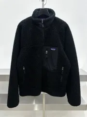 パタゴニア Classic レトロX ブラック フリース ジップアップ