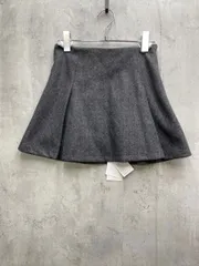 新品 GRL グレイル インパン裏地付ボックスプリーツフレアミニスカート sizeXS/グレー ◇■レディース