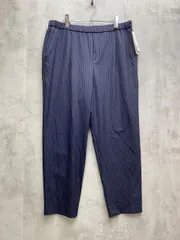 新品 INDIVI インディヴィ 大きいサイズ ストライプ テーパード パンツ size19/濃紺 ◇■メンズ