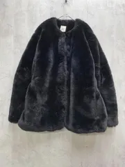 GAP ギャップ フェイクファー ジャケット sizeL/ブラック ◆■レディース