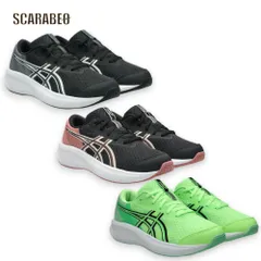 asics アシックス PATRIOT 14 GS ジュニア ランニングシューズ キッズ 運動靴 通学 1014A392 BLACK（002） 23.5