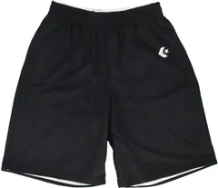 コンバース CONVERSE バスケット リバーシブルパンツ 短パン ハーフパンツ 半パン ゲームウェア 吸汗 速乾 通気性 バスケ バスケット 部活 トレーニング 練習 大会 合宿 メンズ レディース  CB231830 1911 ブラック×ホワイト