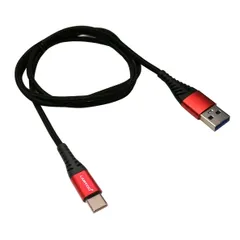 USB Type-C 充電 ケーブル 1m 赤色 Type-C 急速充電 データ転送対応 6A