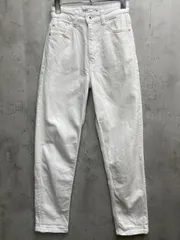 ZARA ザラ スリムテーパード ストレッチ ホワイト デニムパンツ sizeUSA2/白 ■■レディース