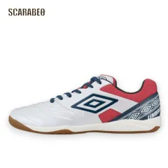 アンブロ UMBRO アクセレイター サラ WIDE IN UF5SFCF3M メンズ フットサルシューズ インドア 屋内用 ワイド 幅広 ホワイト レッド ネイビー uf5sfcf3m 27.5