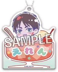 【中古】雑貨 エレン・イェーガー(柄シャツver.) おなまえキーホルダー めろんぽっぷ☆ 「進撃の巨人」