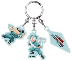 【中古】キーホルダー 01.猪名寺乱太郎＆福富しんべヱ 3連アクリルキーホルダー 「劇場版 忍たま乱太郎 ドクタケ忍者隊最強の軍師」