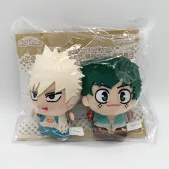 【中古】未開封 バンダイ 僕のヒーローアカデミア ちびぐるみ2体セット 緑谷出久&爆豪勝己(ファンタジー衣装Ver.) ヒロアカ[17]