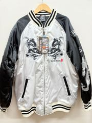 △▽△0160 DOG TOWN BLACK DRAGON 黒龍 龍 ドラゴン 刺繍 スカジャン