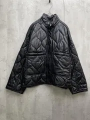 ZARA ザラ フェイクレザー キルティング ブルゾン sizeXS/ブラック  ◆■◎レディース