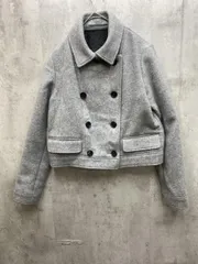 theory luxe セオリーリュクス ショート丈 ダブルボタン ジャケット size38/グレー ◆■◎レディース