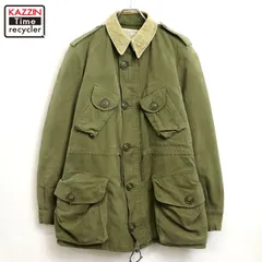 80s vintage カナダ軍 MK-2 コンバット 襟コーデュロイ ミリタリージャケット メンズ 表記4 REGULAR SMALLサイズ