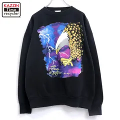 90s vintage Living Epistles イーグル サンダー スウェット トレーナー メンズ XL~サイズ相当 ビッグサイズ オーバーサイズ