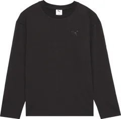 プーマ PUMA ESS MX LS リラックスド キャット Tシャツ トップス メンズ 男性用 大人 長袖 吸水 速乾 ドライ 紫外線カット 快適 普段使い シンプル ロゴ  690355 01 PUMABLACK