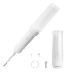 Umimile おしり洗浄器 充電式 携帯洗浄器 ホワイト トイレ 旅行グッズ （USBケーブル1個、予備ノズル1個、専用袋付）Type-C シャワー ウォッシュ 快適グッズ 旅行 トラベル トイレ ハンディ ポータブル` 6a5a22e9