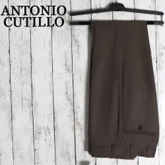 【新品タグ付3.8万円】ANTONIO CUTILLO アントニオクッチーロ　ナポリ　イタリア製ウールパンツ　スラックス