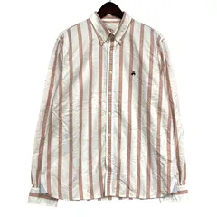 【中古品】Brooks Brothers ブルックスブラザーズ RED FLEECE レッドフリース STRIPE LS BD SHIRT ストライプ ロングスリーブ ボタンダウン シャツ 長袖 トップス 【145-260130-as-04-izu】