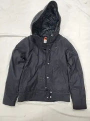 NIKE フード ウィンドブレーカー ジャケット ブラック