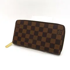 LOUIS VUITTON / ルイヴィトン ◆ジッピーウォレット ラウンドファスナー長財布 ダミエ N41661 【財布/サイフ/ウォレット/wallet/コイン】 ブランド【中古】 