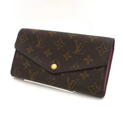 LOUIS VUITTON / ルイヴィトン ◆ポルトフォイユ サラ 二つ折り長財布 モノグラム フューシャ M62234 【財布/サイフ/ウォレット/wallet/コイン】 ブランド【中古】 
