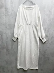 Bonjour SAGAN ボンジュールサガン ウエストタック スウェット ワンピース sizeF/アイボリー ◇■レディース