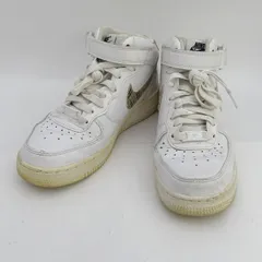 NIKE / ナイキ ◆AIR FORCE 1 07 MID/ホワイト×パイソン/23.5ｃｍ DD9625-101 【レディース/ガールズ/LADY/女性/婦人】【靴/クツ/シューズ/SHOES】 レディースファッション【中古】 