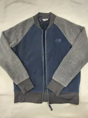 THE NORTH FACE ザノースフェイス ネイビー/グレー フリース ジップアップ