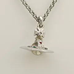 Vivienne Westwood / ヴィヴィアンウエストウッド ◆ネックレス/スモールオーブ/ライトストーン/シルバーカラー 【ネックレス/ペンダント/トップ/アクセサリー】 レディースファッション【中古】  【メール便可】