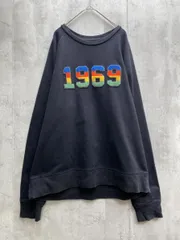 GAP ギャップ サガラ刺繍 1969 スウェット トレーナー sizeXL/黒 ◇■メンズ