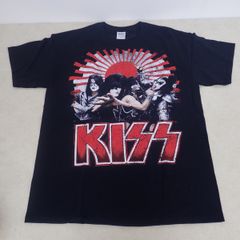 KISS MONSTER JAPAN TOUR 2013 Tシャツ 日の丸デザイン 黒 Lサイズ【IO