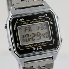 SEIKO ALBA セイコー アルバ デジタル腕時計  LITHIUM 7 W309-4220