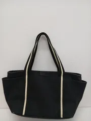 アニエスベー agnes b.　キャンバスハンドバッグ 黒