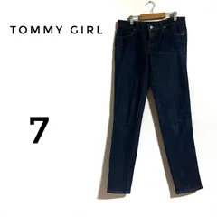 【TOMMY GIRL】トミーガール　デニム　カジュアル　リボン　ガーリー　サイズ7 かわいい