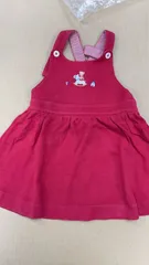 ●familiar*ジャンパースカート*サイズ80*ベビー*レッド*ファミリア*女の子*キッズ*ベビー　N0925