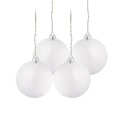 フォローで5%OFF★【新品・送料無料】8個セット パールボール オーナメント ホワイト 6cm クリスマス ディスプレイ雑貨 デコレーション