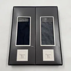 Christian Dior クリスチャンディオール　ムッシュ　靴下　ビジネス　グレー　ネイビー　メンズ　25cm  2足セット