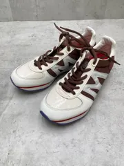 MIZUNO ミズノ D1GD208104 エナメル スウェード mercibeaucoup, コラボ MR-1 mb ローカット スニーカー size23.5/白ｘ茶ｘえんじ ■■◎レディース