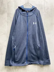 UNDER ARMOUR アンダーアーマー パーカー プルオーバー sizeLG/青 ◇■メンズ
