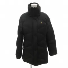 ルコックスポルティフ le coq sportif ダウンジャケット コート ロゴ刺繍 O 黒 ブラック /FF ■GY18