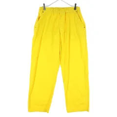 美品 Lee リー 日本製 ワイドパンツ F イエロー メンズ 古着