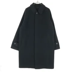 美品 UNIQLO ユニクロ 長袖 ロングコート S ブラック メンズ 古着