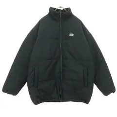 美品 JaVa ジャバ リバーシブル ボアジャケット 中綿ジャケット L ブラック レディース 古着