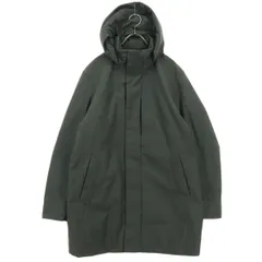 UNIQLO ユニクロ フード取外し可 ダウンコート M グレー メンズ 古着