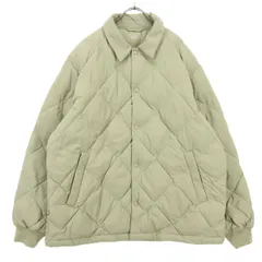 美品 UNIQLO ユニクロ PUFFTECH キルティング 中綿ジャケット XL ライトカーキ メンズ 古着