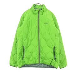 AIGLE エーグル 薄手 中綿ジャケット S ライトグリーン THERMO KIT J メンズ 古着