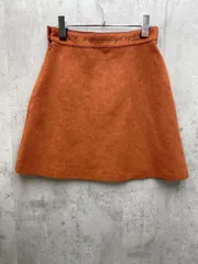 To b .by agnes b トゥービー バイ アニエスベー Aライン 台形 スカート size38/オレンジ ◇■レディース