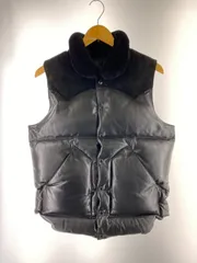 【中古品】 ROCKY MOUNTAIN ロッキーマウンテン FEATHERBED ALL LEATHER CHRISTY VEST  450-442-04 オール レザー ダウン ベスト メンズ アウター  【145-260130-em-38-min】のサムネイル