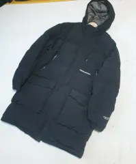 thisisneverthat ブラック ダウンジャケット ロング丈