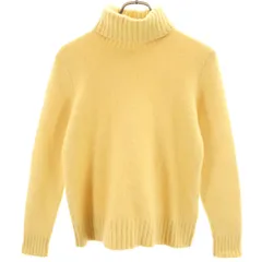Polo by Ralph Lauren ポロバイラルフローレン 長袖 タートルネック セーター LL イエロー ニット レディース 古着