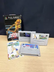 【現状品】 スーパーファミコン SFC ソフト スーパーパワーリーグ4/ぷよぷよなど 4点まとめ SHVC-P-AE7J/SHVC-PQ ★